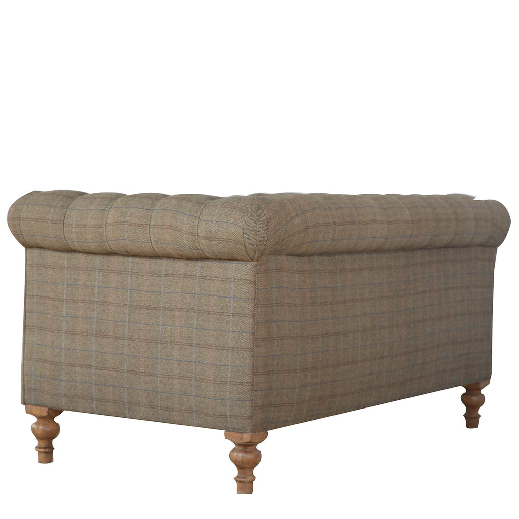 Tweed 2 Seat Chesterfield Sofa