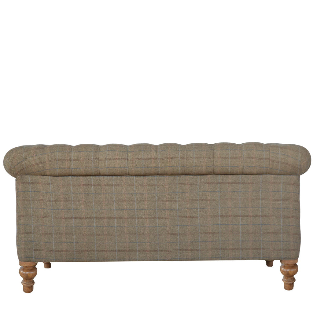 Tweed 2 Seat Chesterfield Sofa