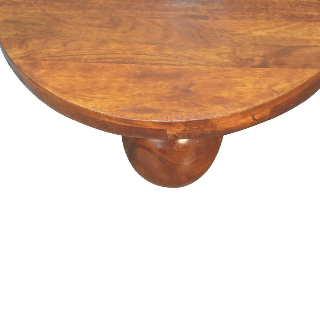 Chestnut Coffee Ball Table