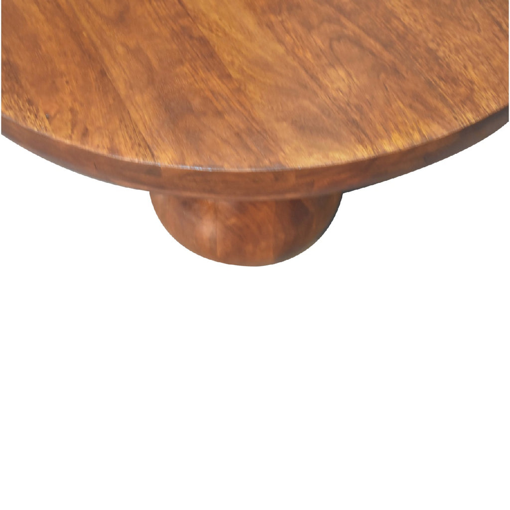 Chestnut Coffee Ball Table