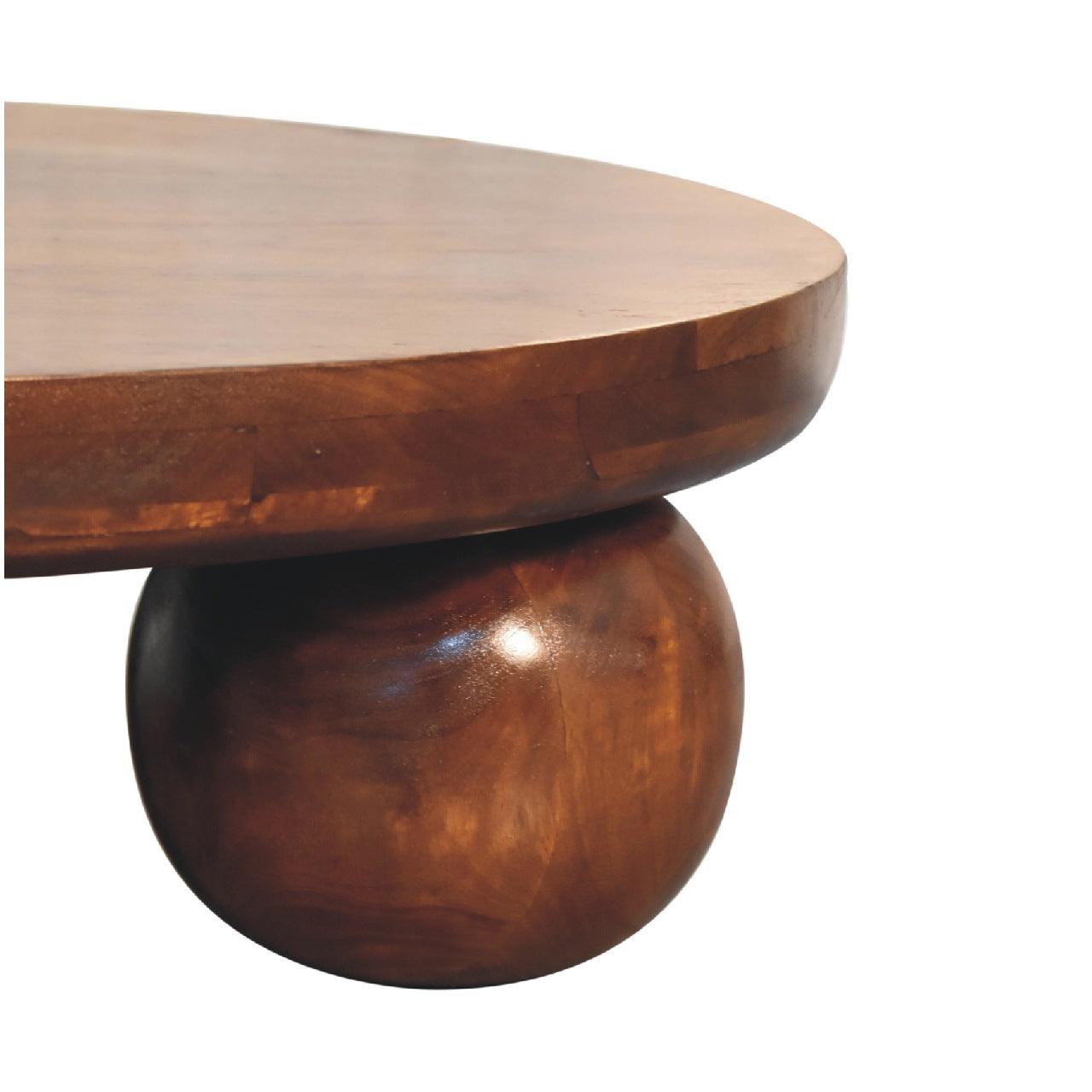 Chestnut Coffee Ball Table